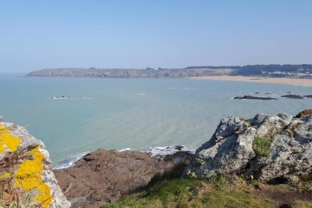 Vue Mer Pour Une Escale En Baie Du Mt-St-Michel Cherrueix 외부 사진