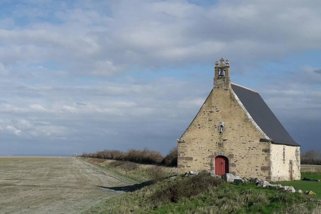 Vue Mer Pour Une Escale En Baie Du Mt-St-Michel Cherrueix 외부 사진